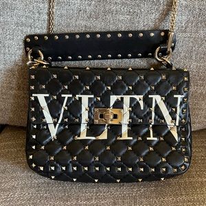 Valentino Garavani Rockstud Spike Leather Purse